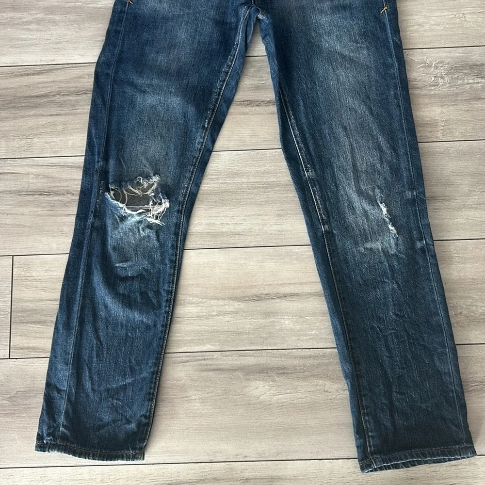 PILCRO anthropologie slim boyfriend crop jeans size 26